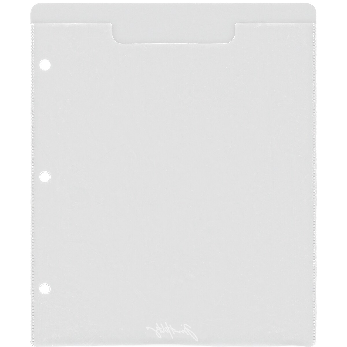 Tim Holtz Storage Studios Stamp Storage Binder Refills 8/Pkg-7.25"X10"