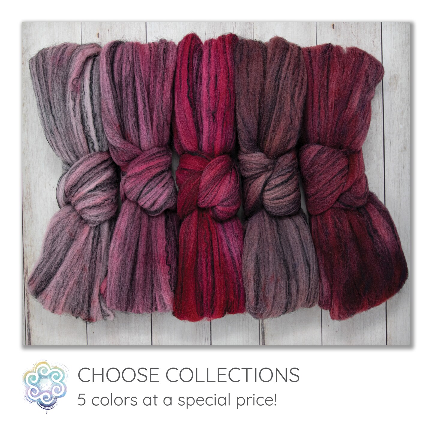 5oz Merino Tencel, Hand Dyed: Soft Lustrous Wool Combed Top Roving for Spinning, Felting, Weaving, and Textiles.