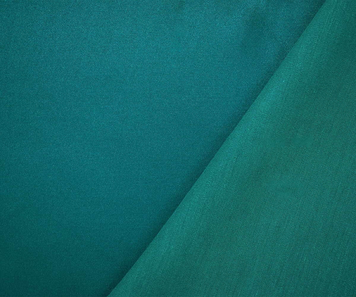 Green Poly-Rayon Solid Satin Woven Fabric By the Yard