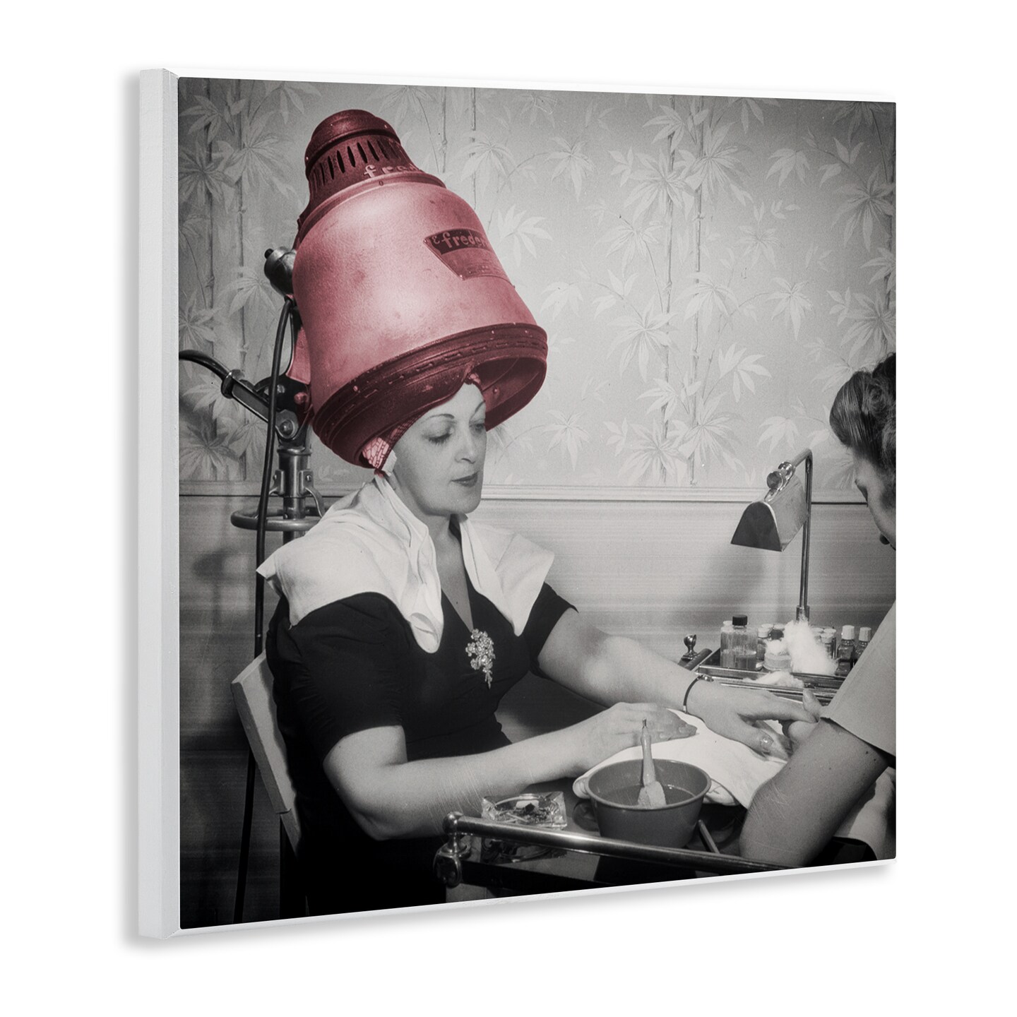 Stupell Industries Vintage Hair & Nails Salon Wall Plaque, design by Sophie 6