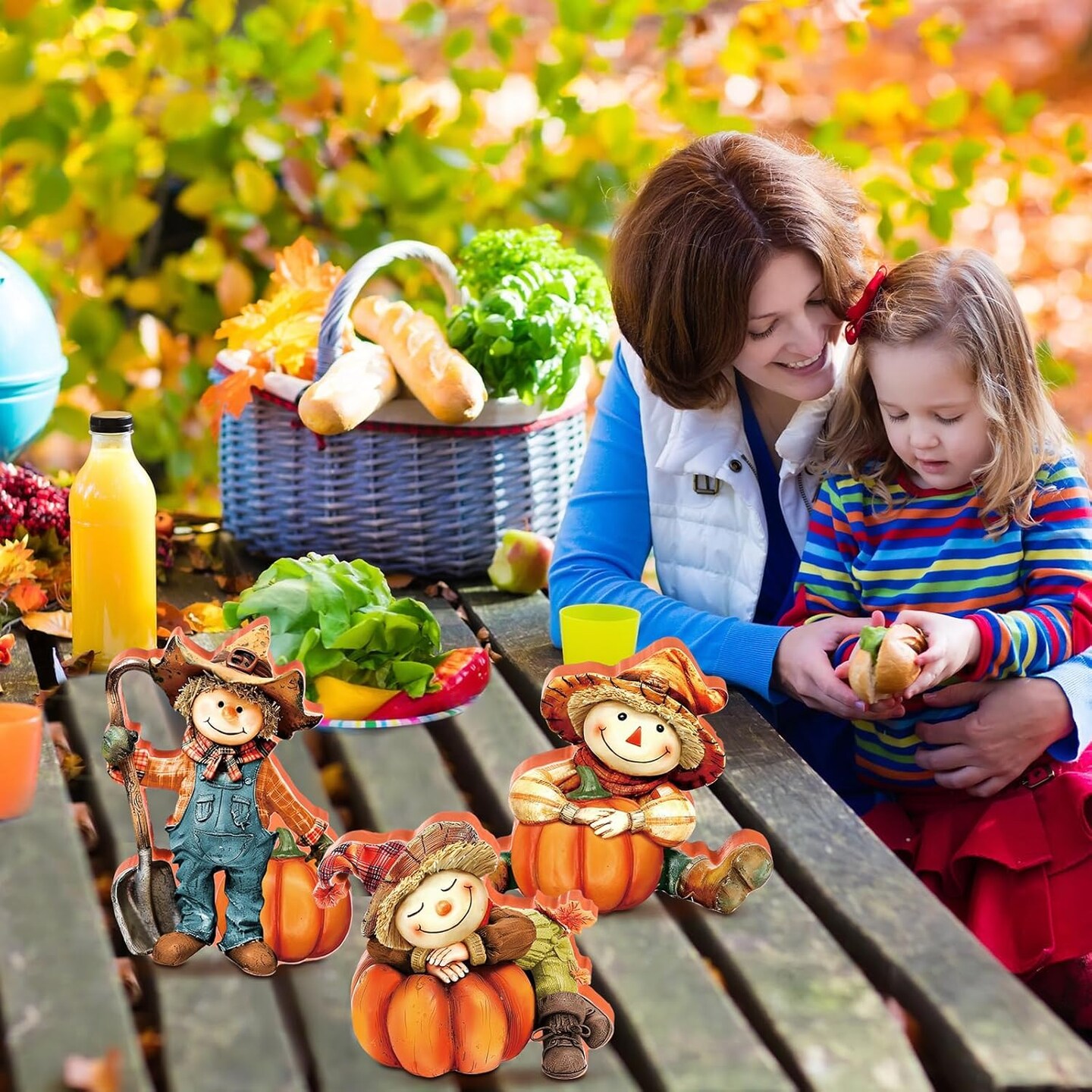 Scarecrow Figurines Table Decoration