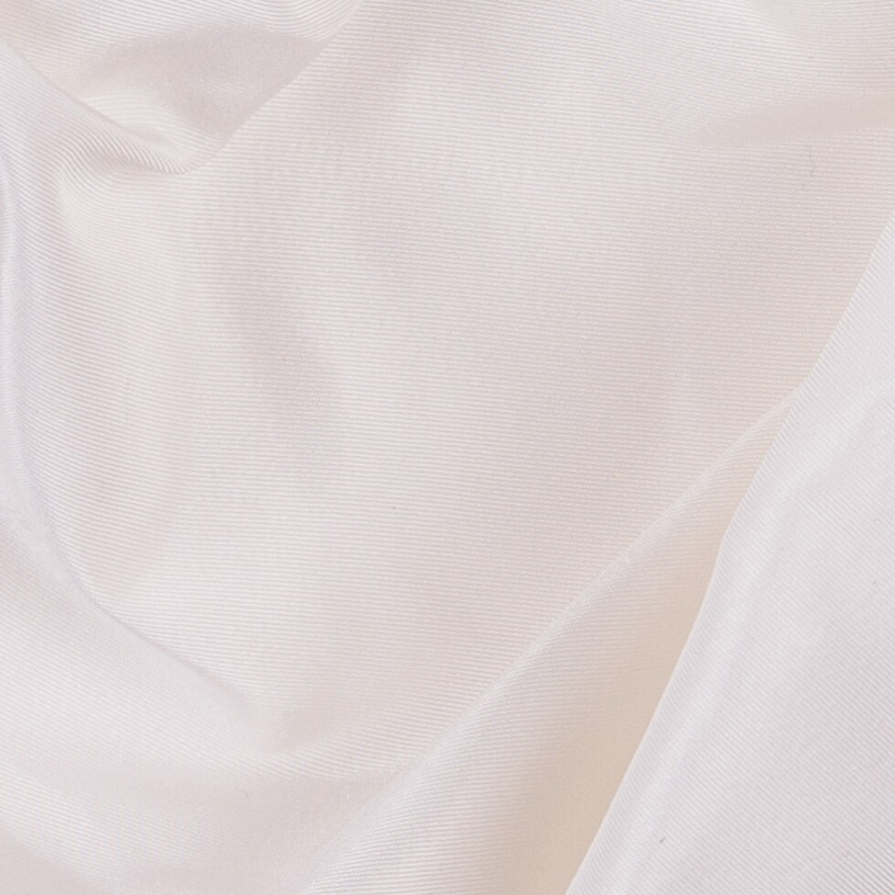 1 Yard Premium Silk Taffeta Fabric in White Solid Silk 54 Inch Wide