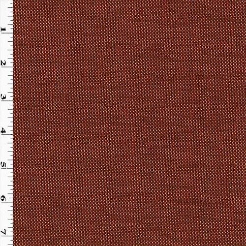 Red/Copper Micro Basket Canvas Home Decorating Fabric By the Yard