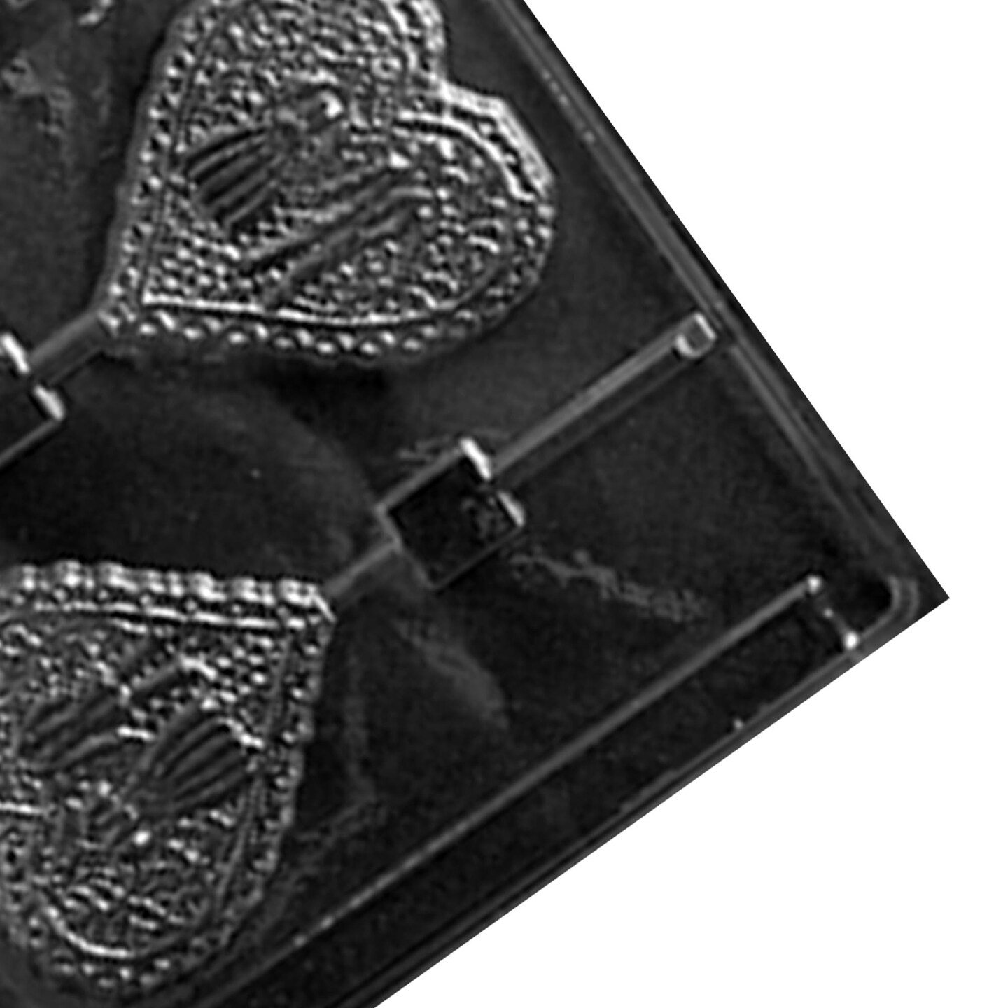 Lacy Bride and Groom Heart Lolly Chocolate Mold for Wedding Treats