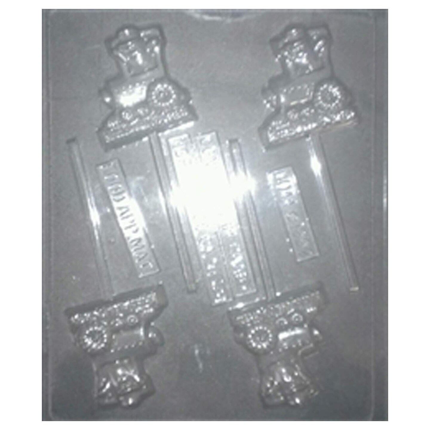 Halloween Express Train Chocolate Sucker Mold for Spooky Fun