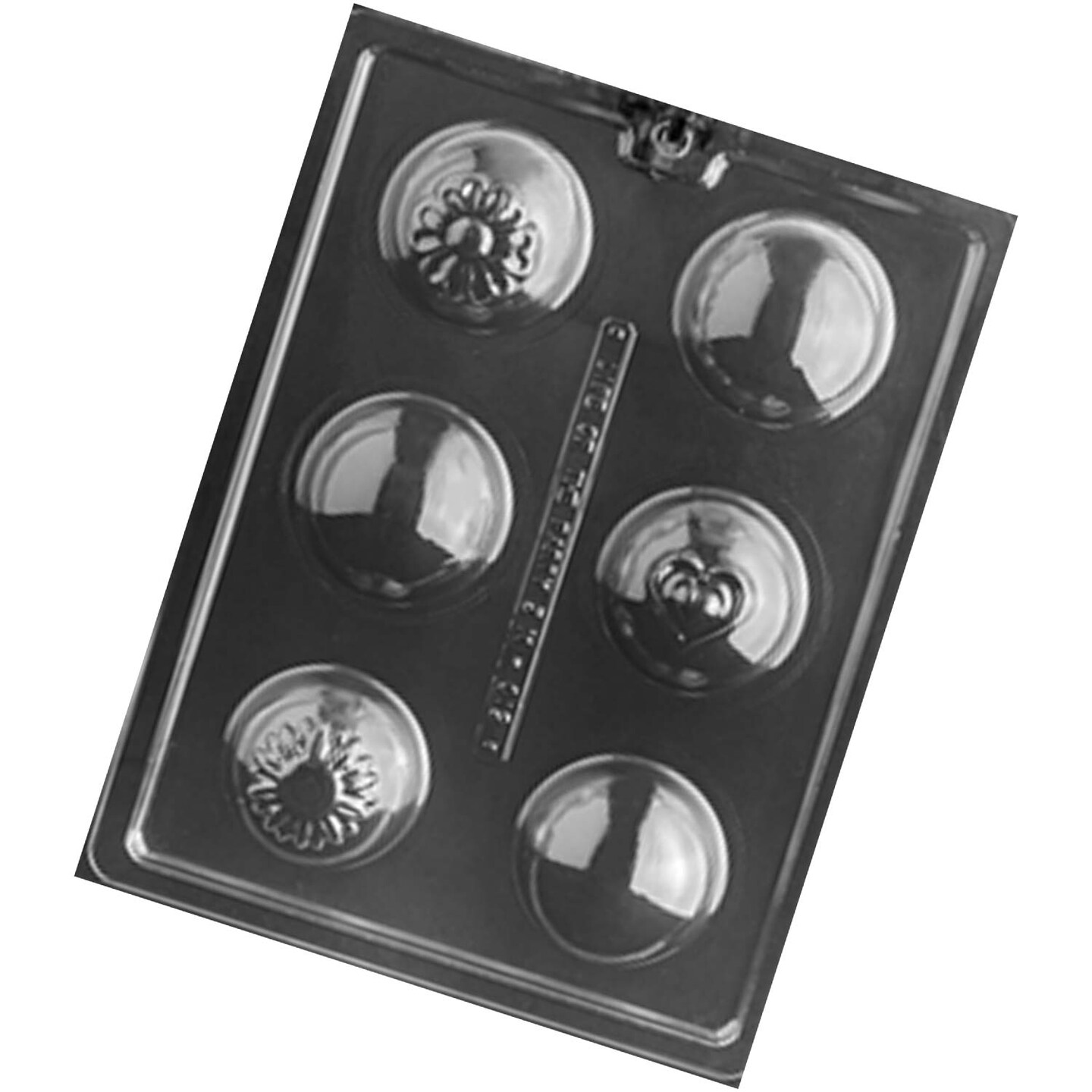 Heart and Flowers Cocoa or Bath Bomb Chocolate Mold for Perfect Treats