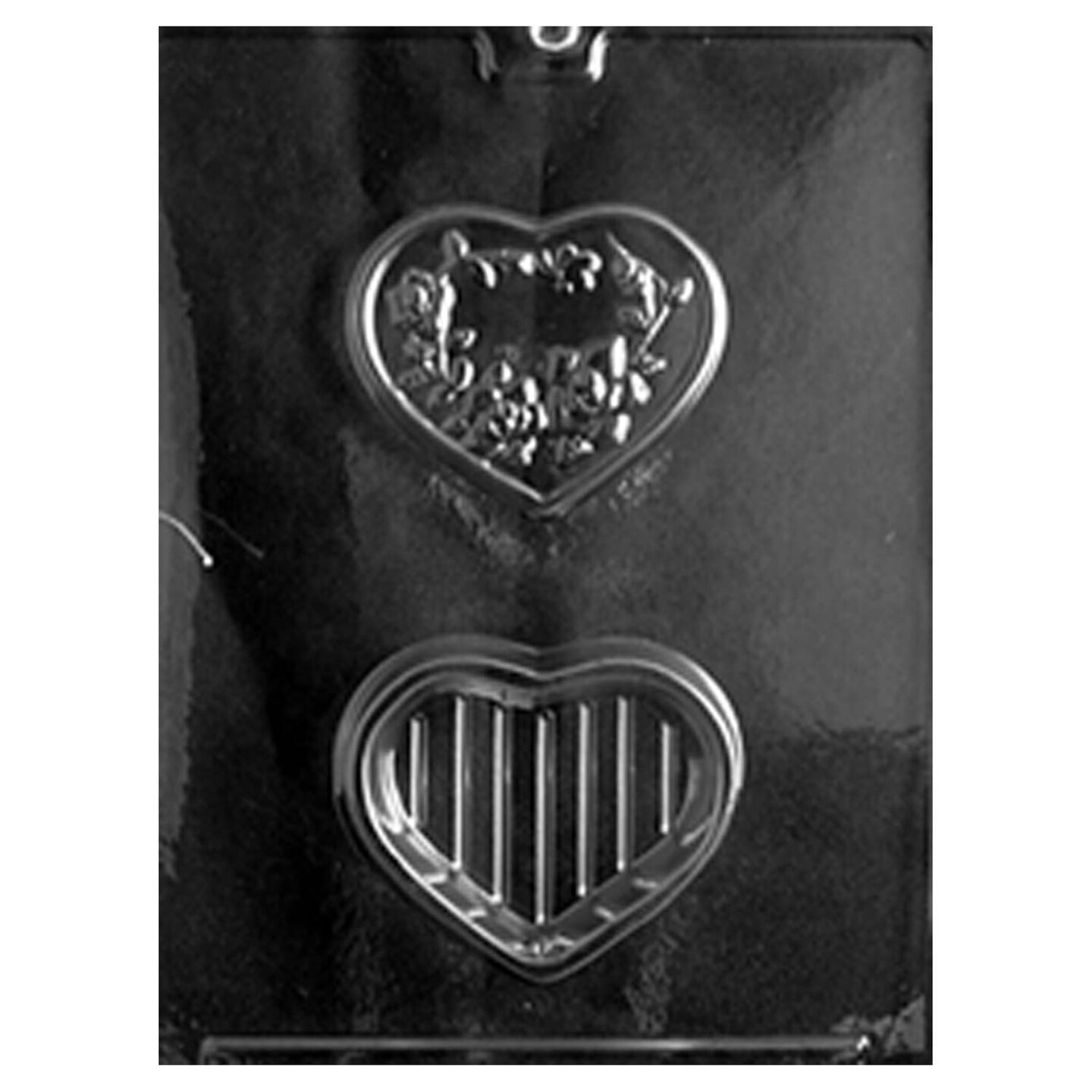 Rose Heart Pour Box Chocolate Mold Create Beautiful Heart-Shaped Chocolate Boxes