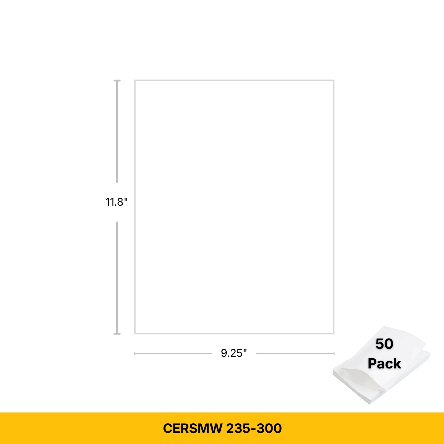 Craft Express 50 Pack Sublimation Shrink Film Sheets – Heat Wraps for Irregular Blanks
