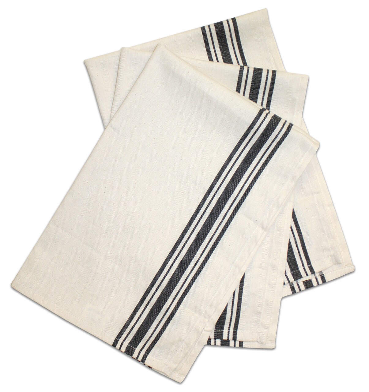 Aunt Martha's Stitch 'em Up Striped Tea Towels in Various Colors (package of 3 towels)
