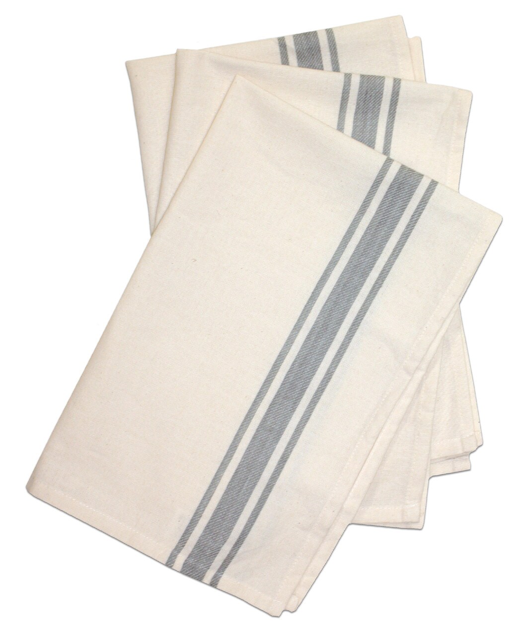 Aunt Martha's Stitch 'em Up Striped Tea Towels in Various Colors (package of 3 towels)