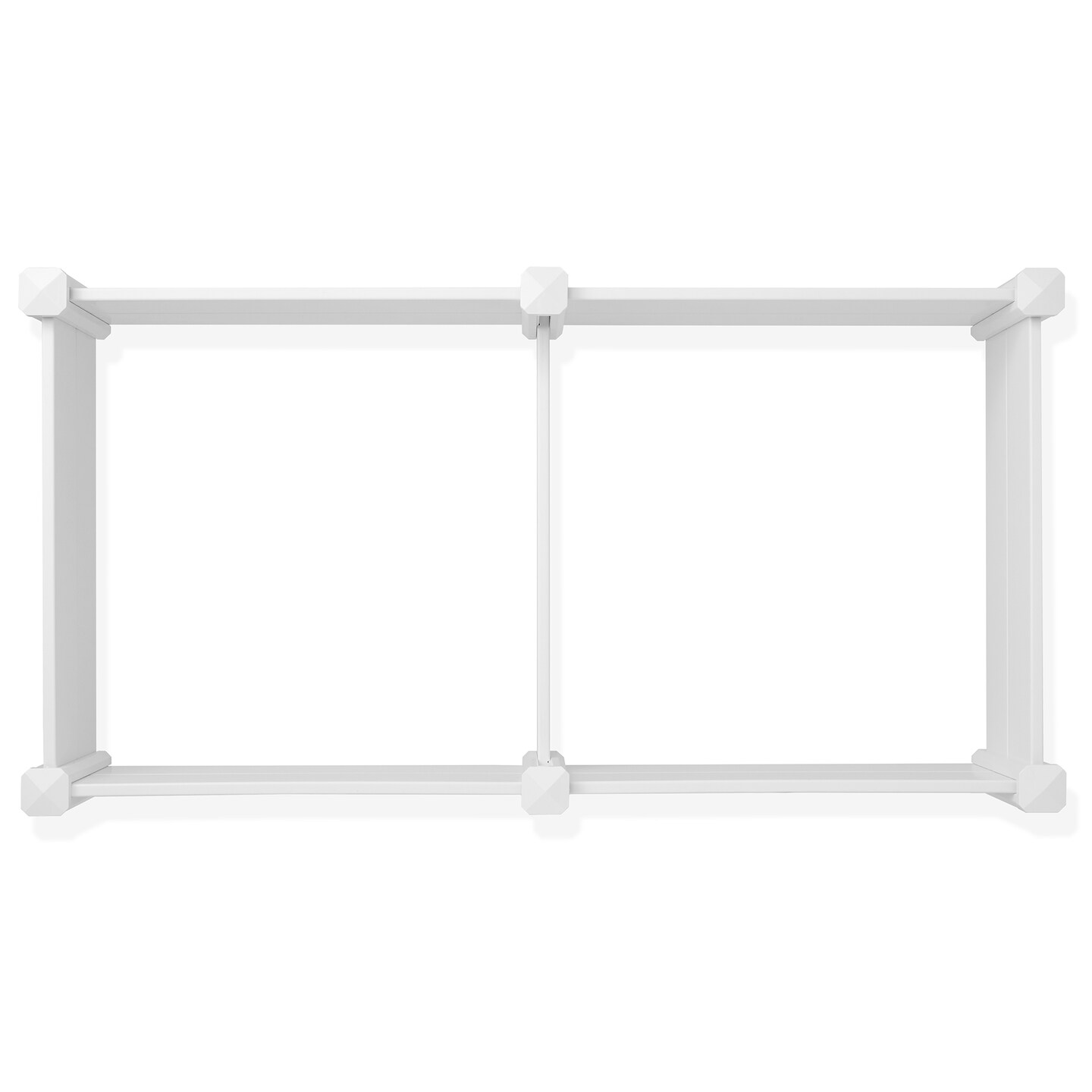 Casafield White Vinyl Raised Garden Bed, Outdoor Above Ground Garden Planter Box for Flowers, Vegetables, and Gardening