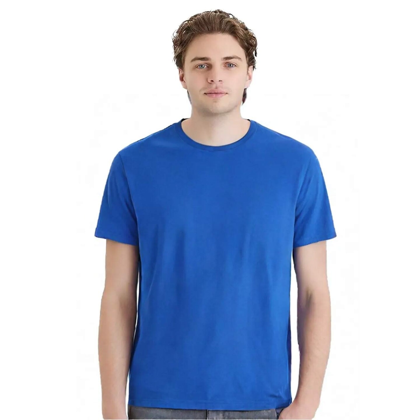 Hanes Unisex Classic Fit Crewneck Cotton T Shirt For Everyday Casual Tee