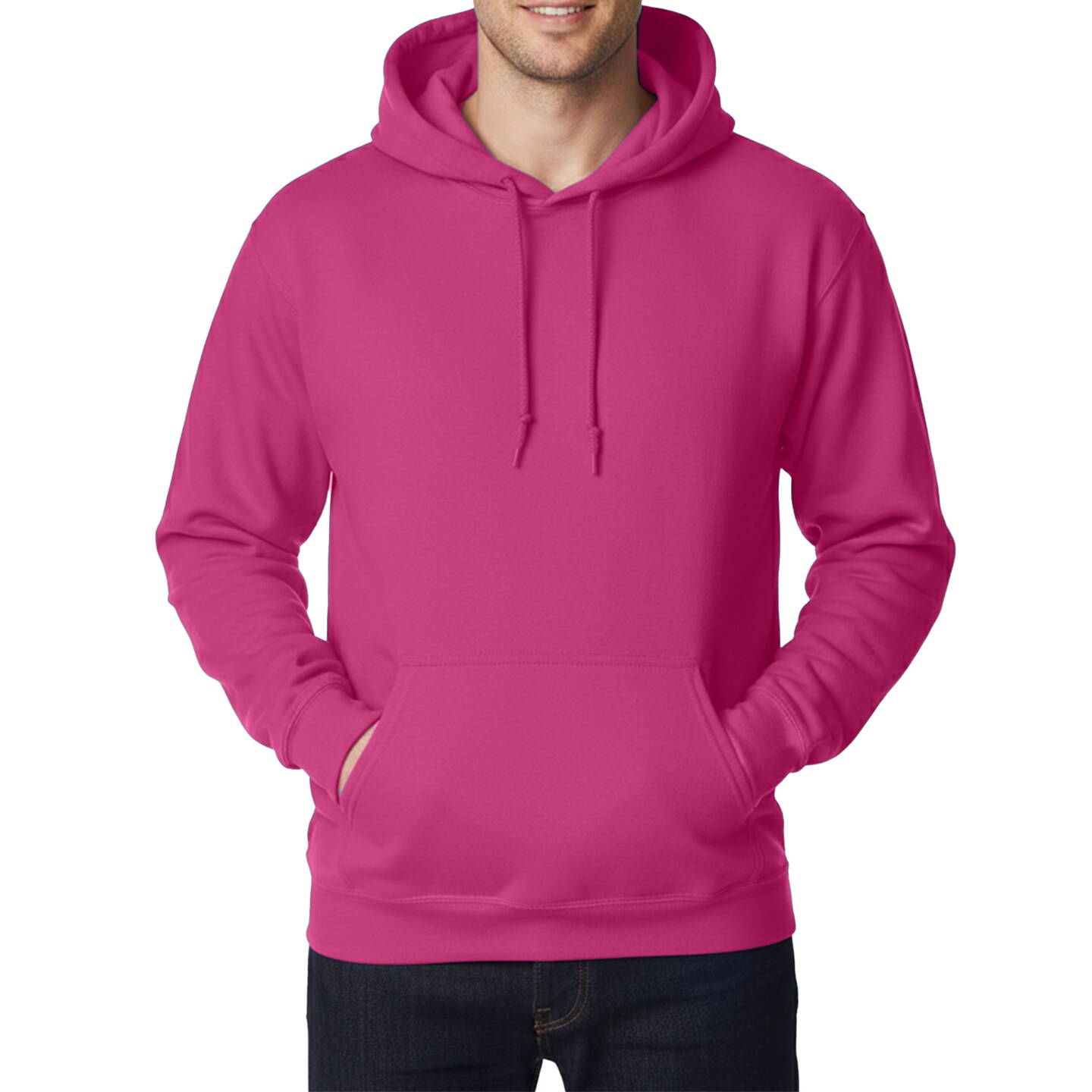 Gildan Unisex Fleece Hooded Sweatshirt 18500, Pullover Hoodie for Arts & Craft