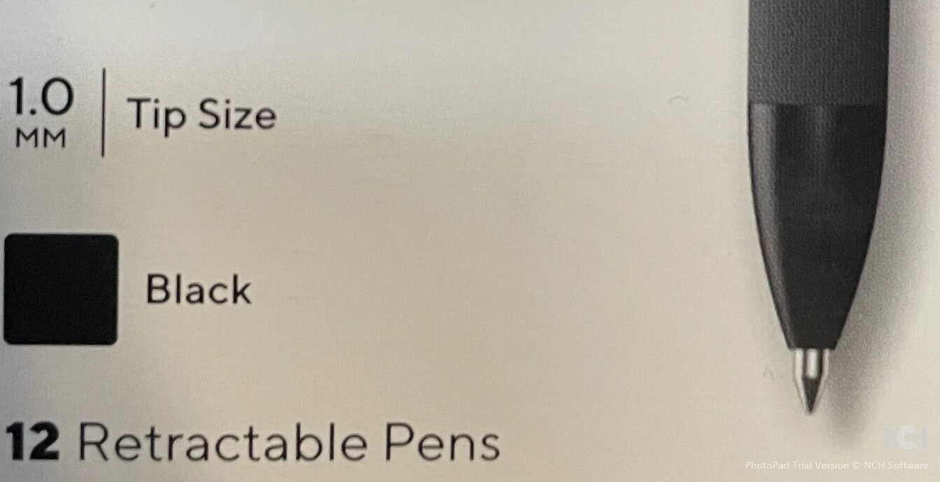 Tru Red Retractable Ball Point Pens Black Ink - 12 Pack