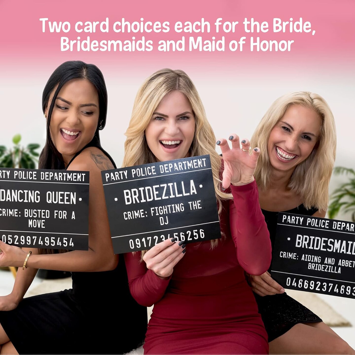 40 Unique Crimes on Fun Bachelorette Party Mugshots! Includes 34 pieces of Photo Booth Props, Game instructions! Great idea for Birthdays, Girls Night Out, Stagettes, NYE, Hen Parties, Party supplies!