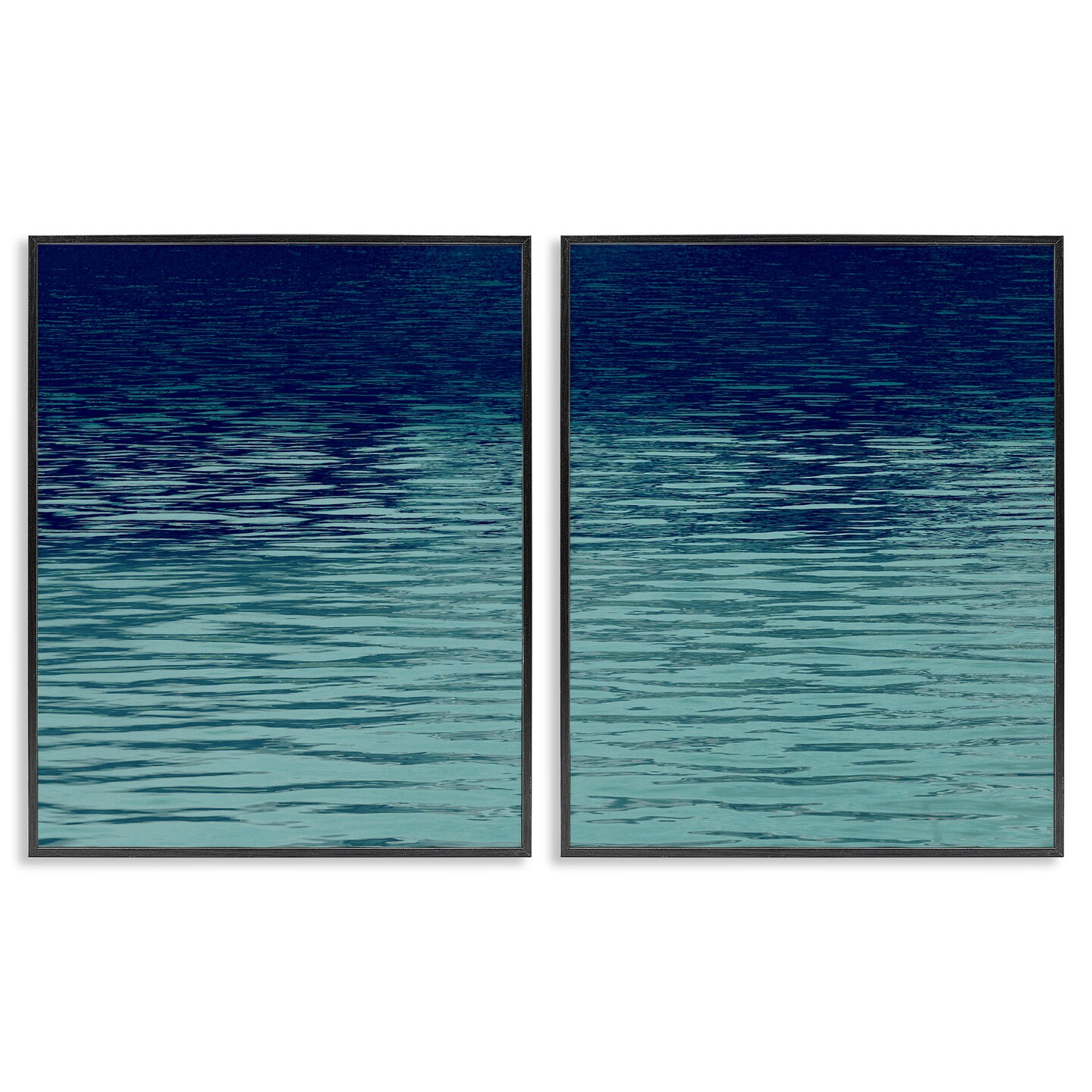 Stupell Industries Soothing Water Ripples 2pc Framed Giclee Wall Art Set Design by Maggie Olsen