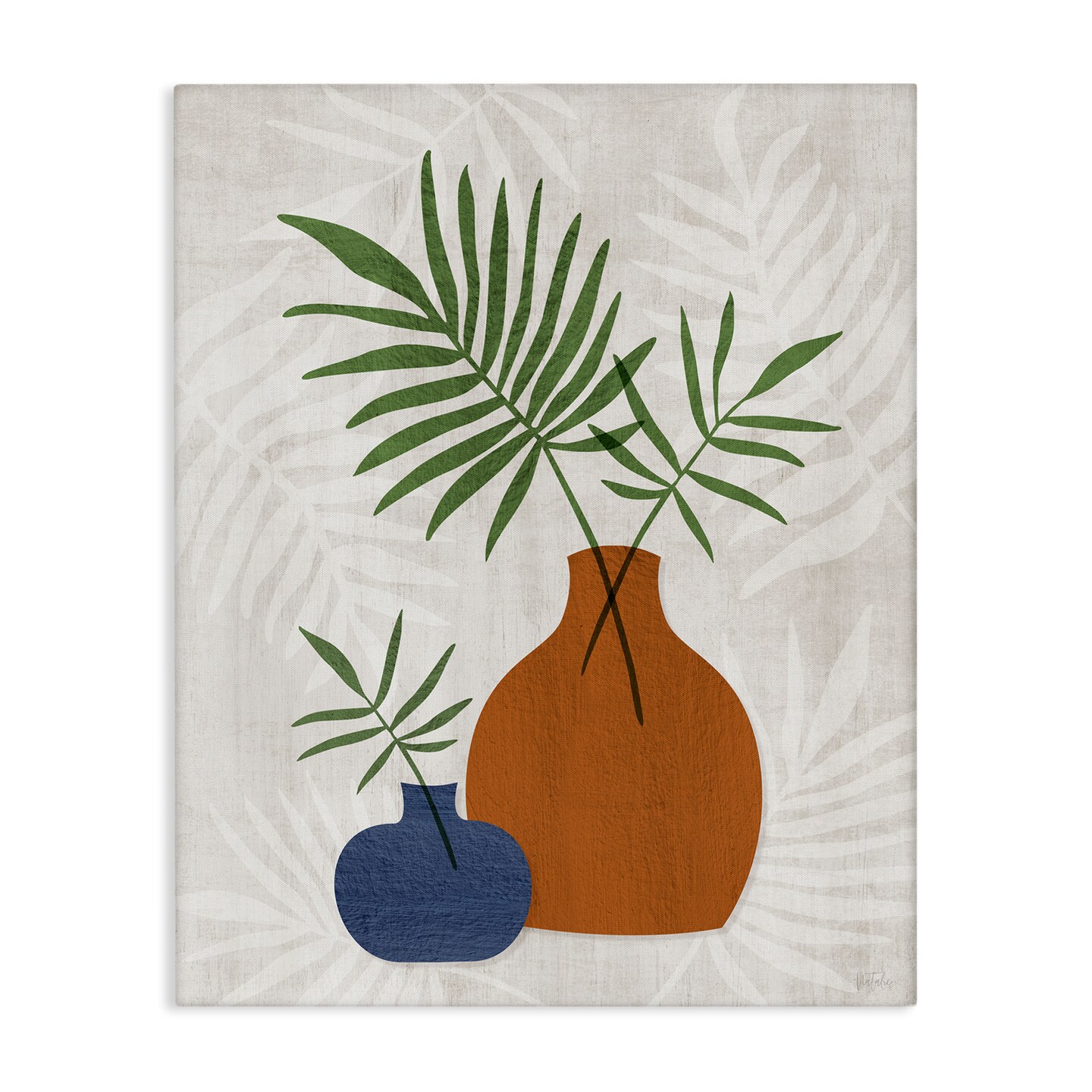 Stupell Industries Boho Botanical Vases Canvas Wall Art Design by Natalie Carpentieri