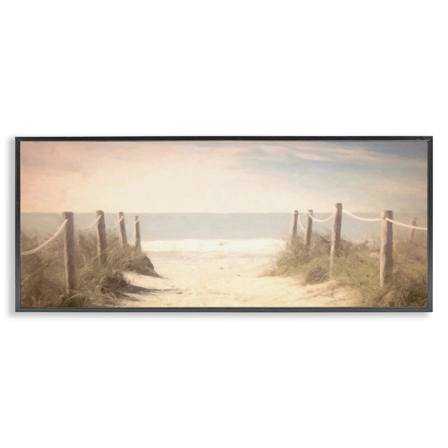 Stupell Industries Dreamy Coastal Walkway Framed Giclee Wall Art Design by Graffi*tee Studios