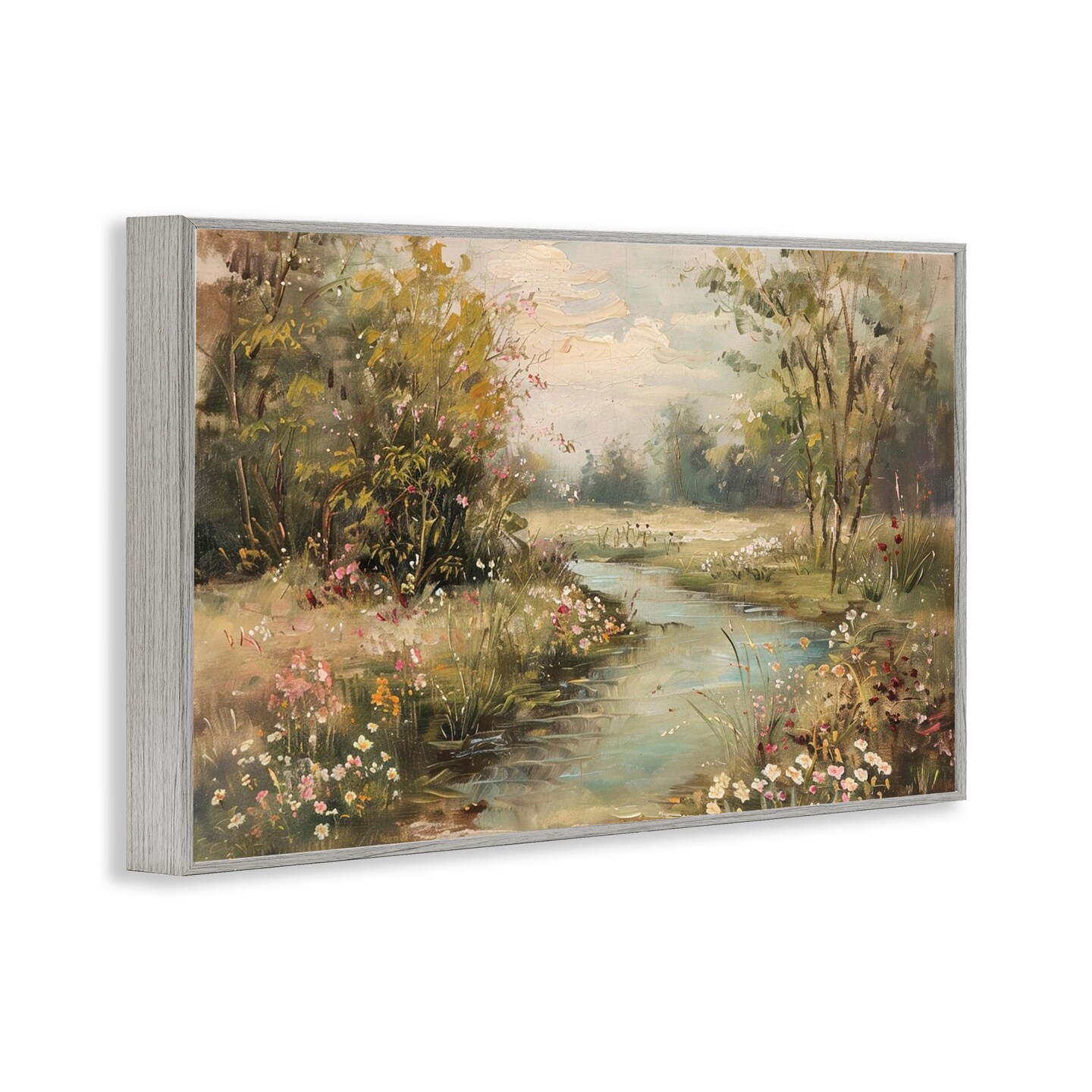Stupell Industries Spring Stream Landscape Framed Giclee Wall Art Design by LSR Design Studio