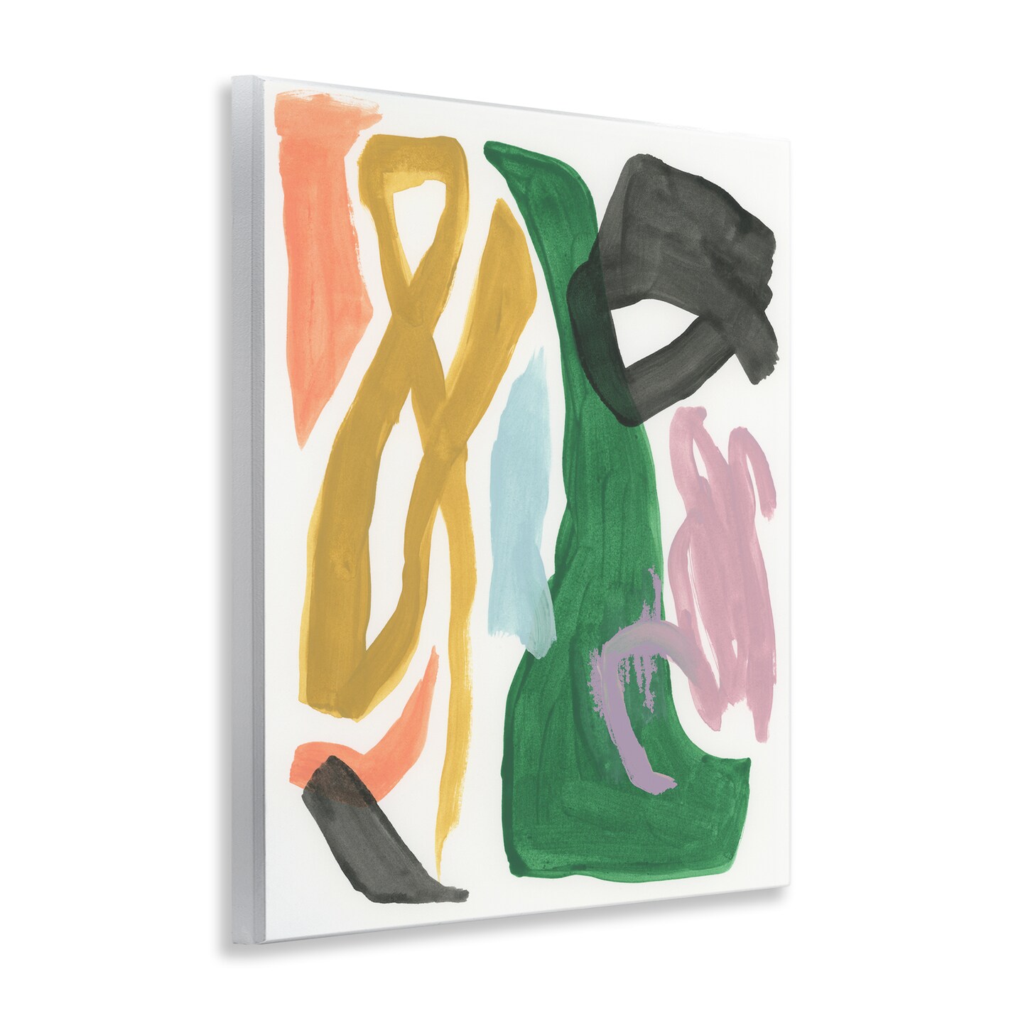 Stupell Industries Contemporary Modern Shapes Wall Plaque Art Design by June Erica Vess