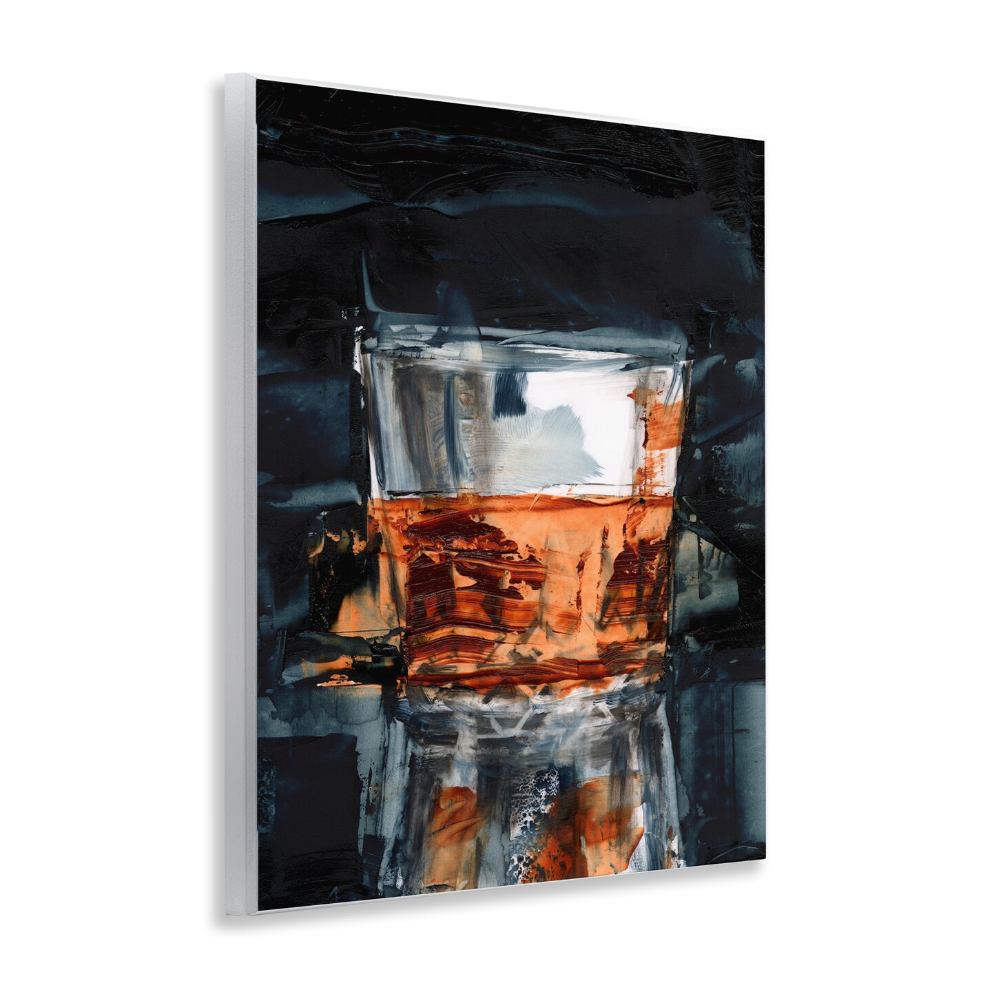 Stupell Industries Whiskey Glass Reflection Wall Plaque Art Design by Ethan Harper 