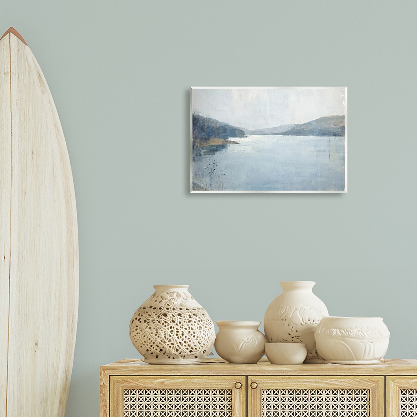 Stupell Industries Faded Distant Mountains Wall Plaque Art Design by LSR Design Studio