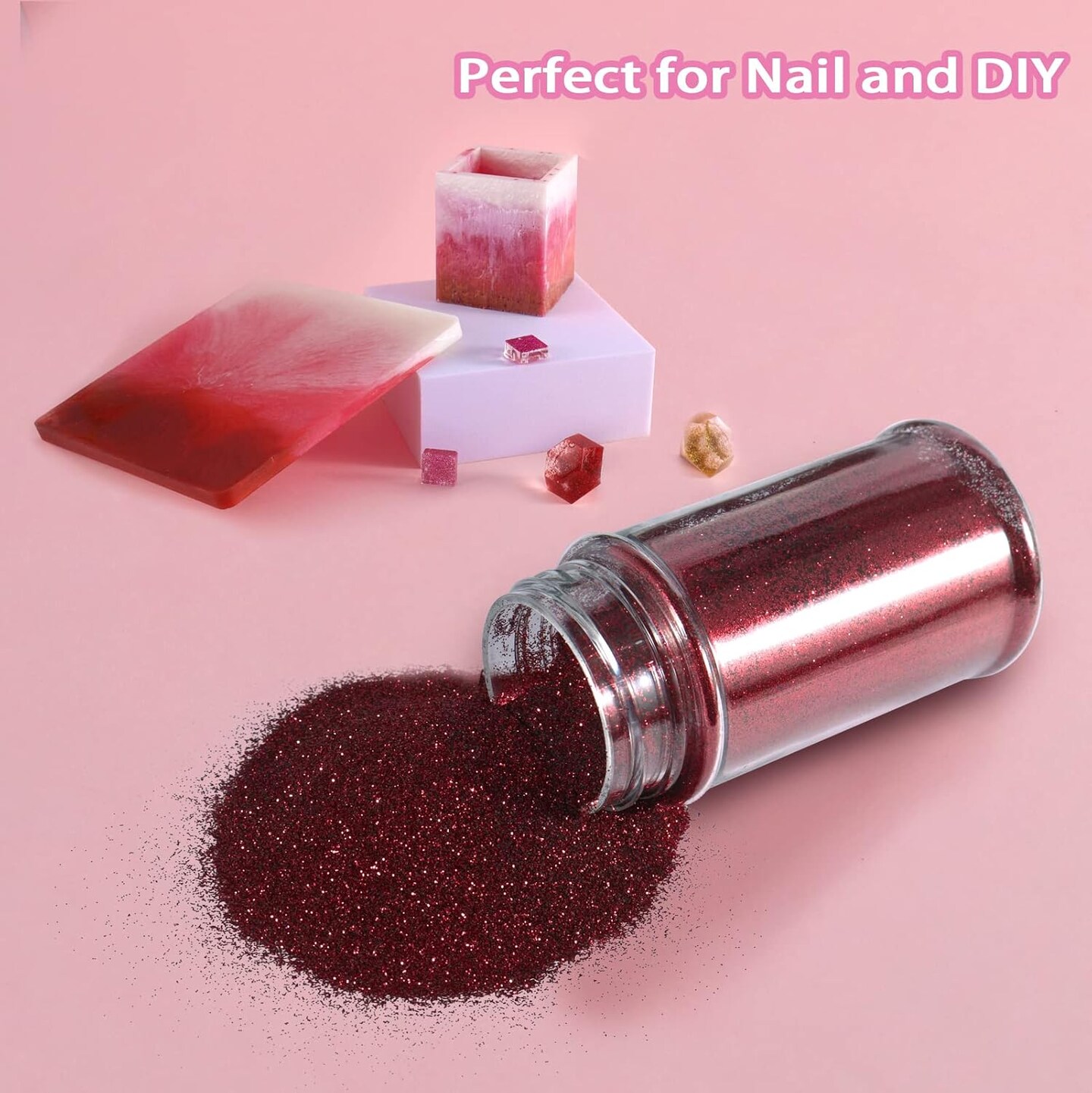 Ultra Fine Dark Wine Red Glitter Powder (Dark Wine Red)