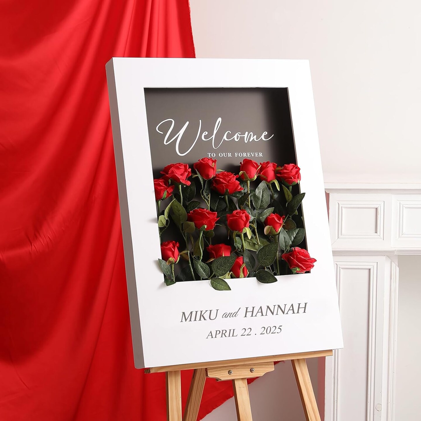 12PCS Artificial Silk Flowers Realistic Roses Bouquet Long Stem