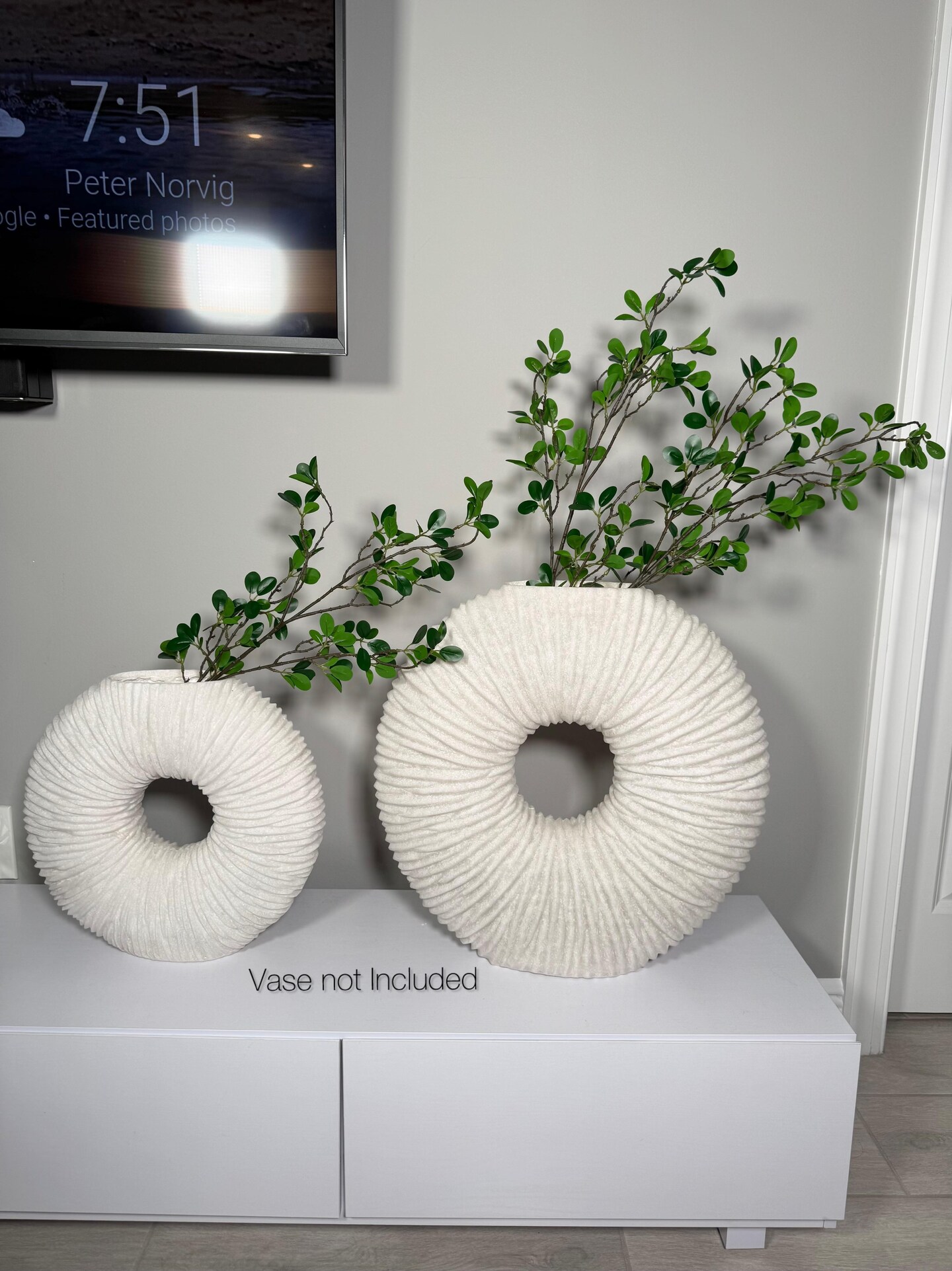 Yves Artificial Italian Ficus Branch Set of 3 42&#x201D;