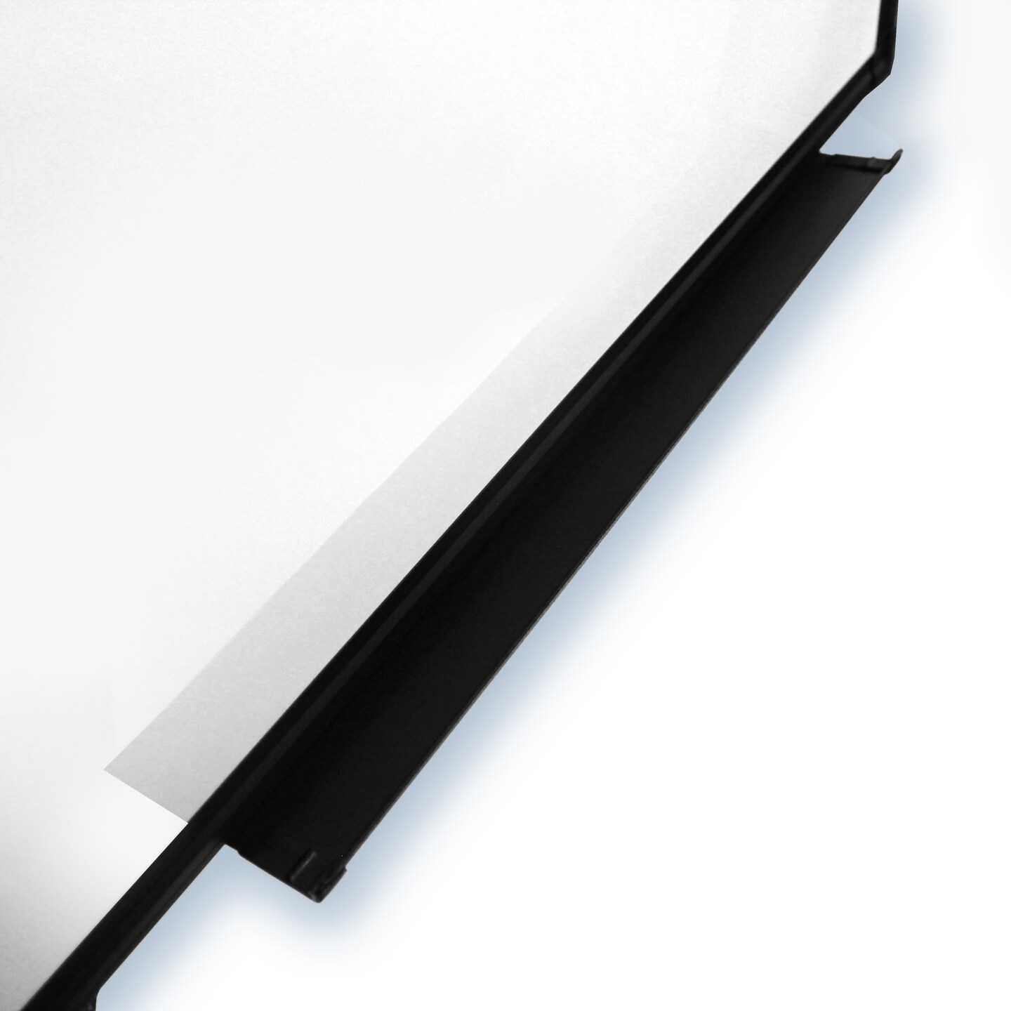 Flipside Products 24" x 36" Double-sided Magnetic Dry Erase Swivel Adjustable Easel, Liftable, Whiteboard, Marquee, Store Sign, Sale Display, Flipchart Hooks, Marker Tray, Black Frame