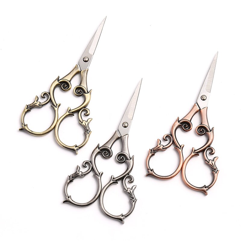 Craft Scissors for Felting & Embroidery Wizardi F07-M13-7-bronze