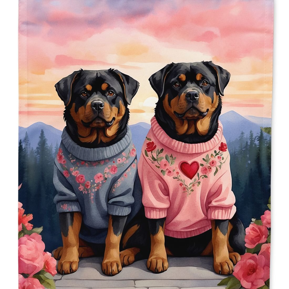 Multicolor Rottweiler Edge Collections - 28