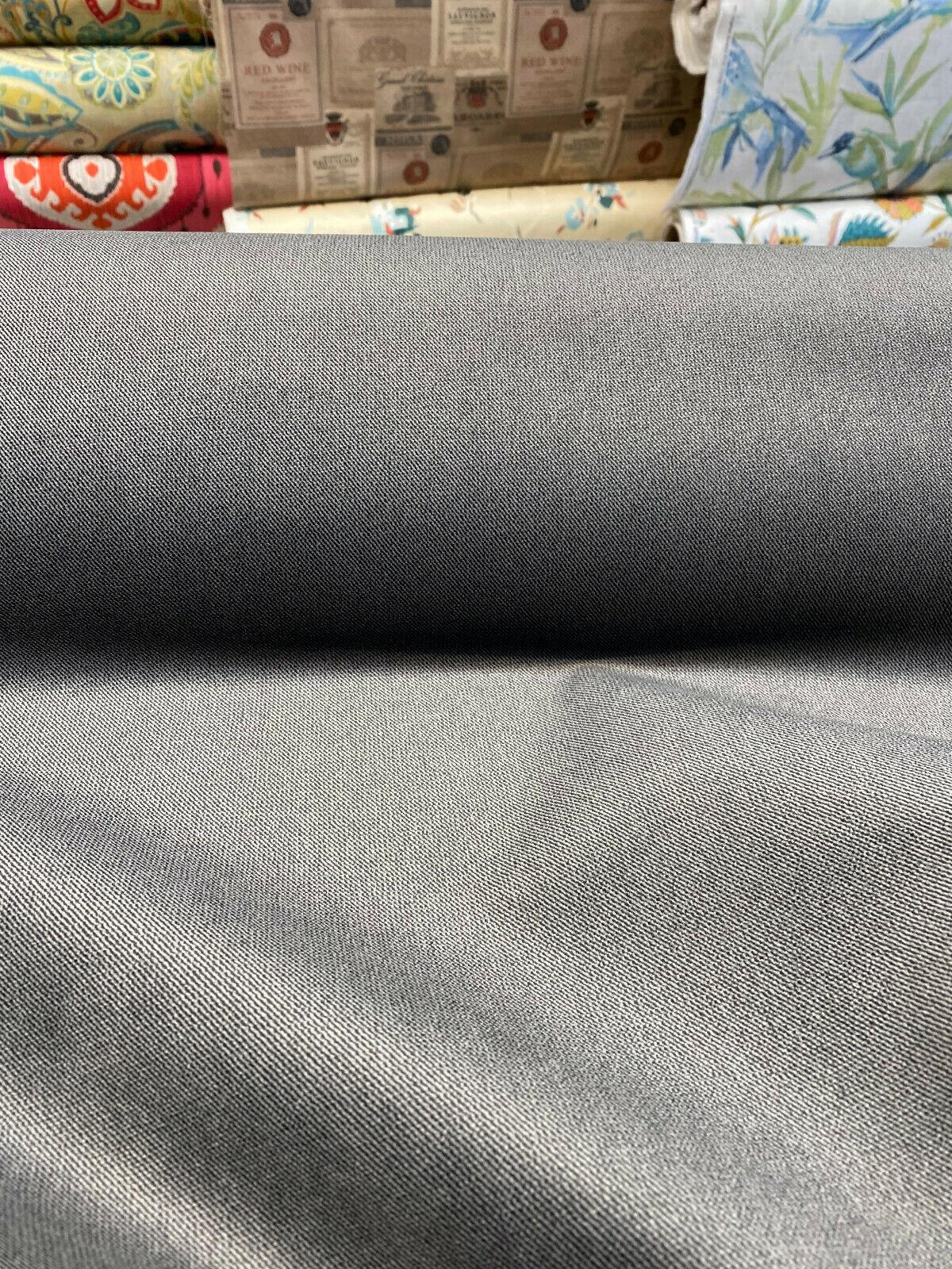 1 Yard Upholstery Velvet Fabric Designers Guild Porto Charcoal 55% Viscose 25% Polyester 20% Cotton 54 Inch Width