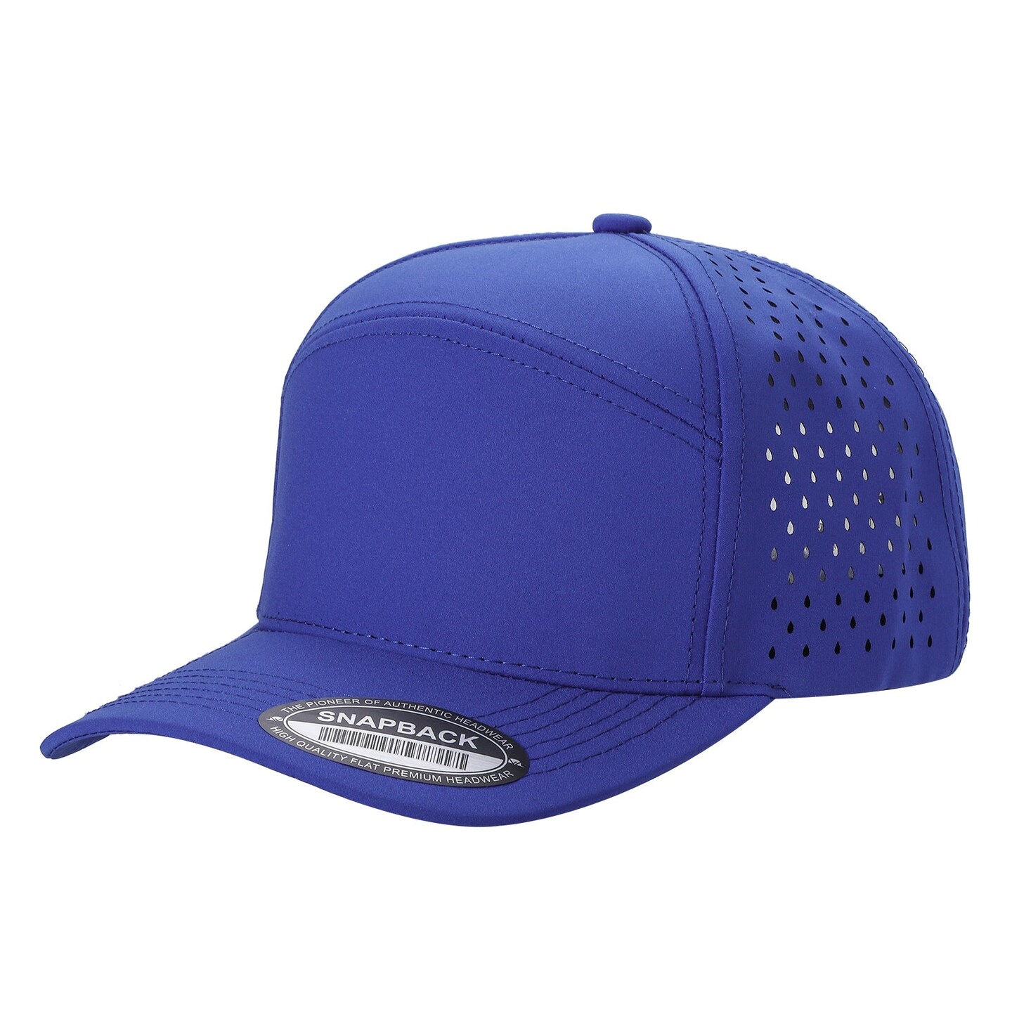 6-Panel Laser Vented Snapback Hat, Color: Royal | Michaels