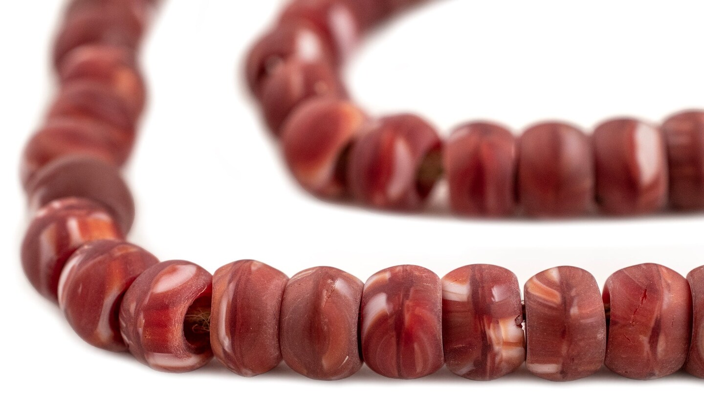 The Bead Chest: Glass Pony Beads: Handcrafted Artisan Jewelry Supplies | Full Strand