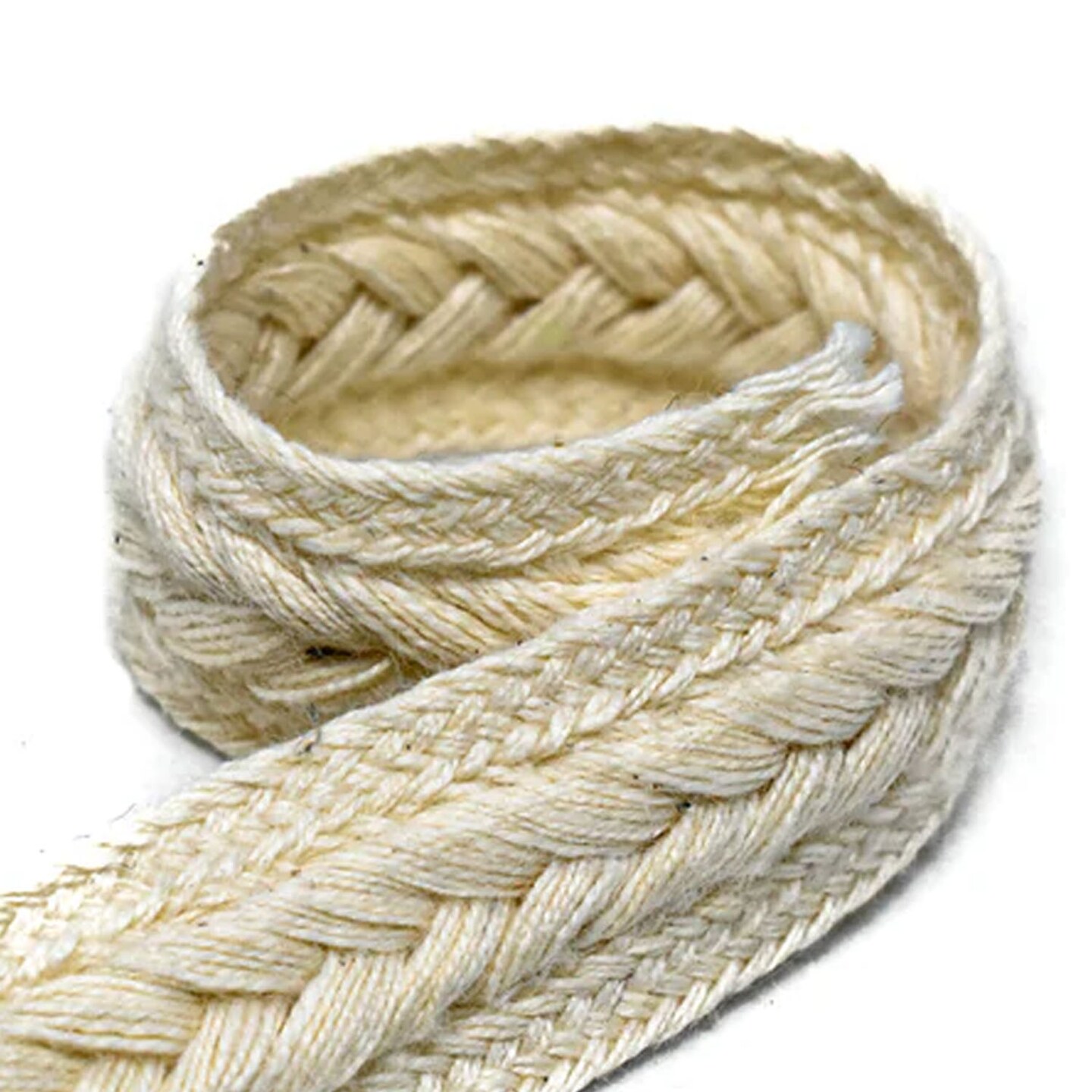 1 Yard Off White Knitted Gimp Trim for Clothing Pillows Drapery 3/4 Inch Width