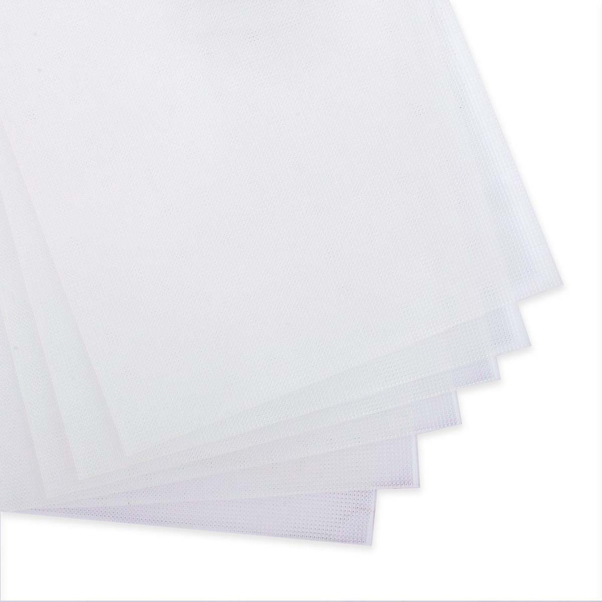 Herrschners  14ct Plastic Canvas-Clear, Set of 6 Plastic Canvas