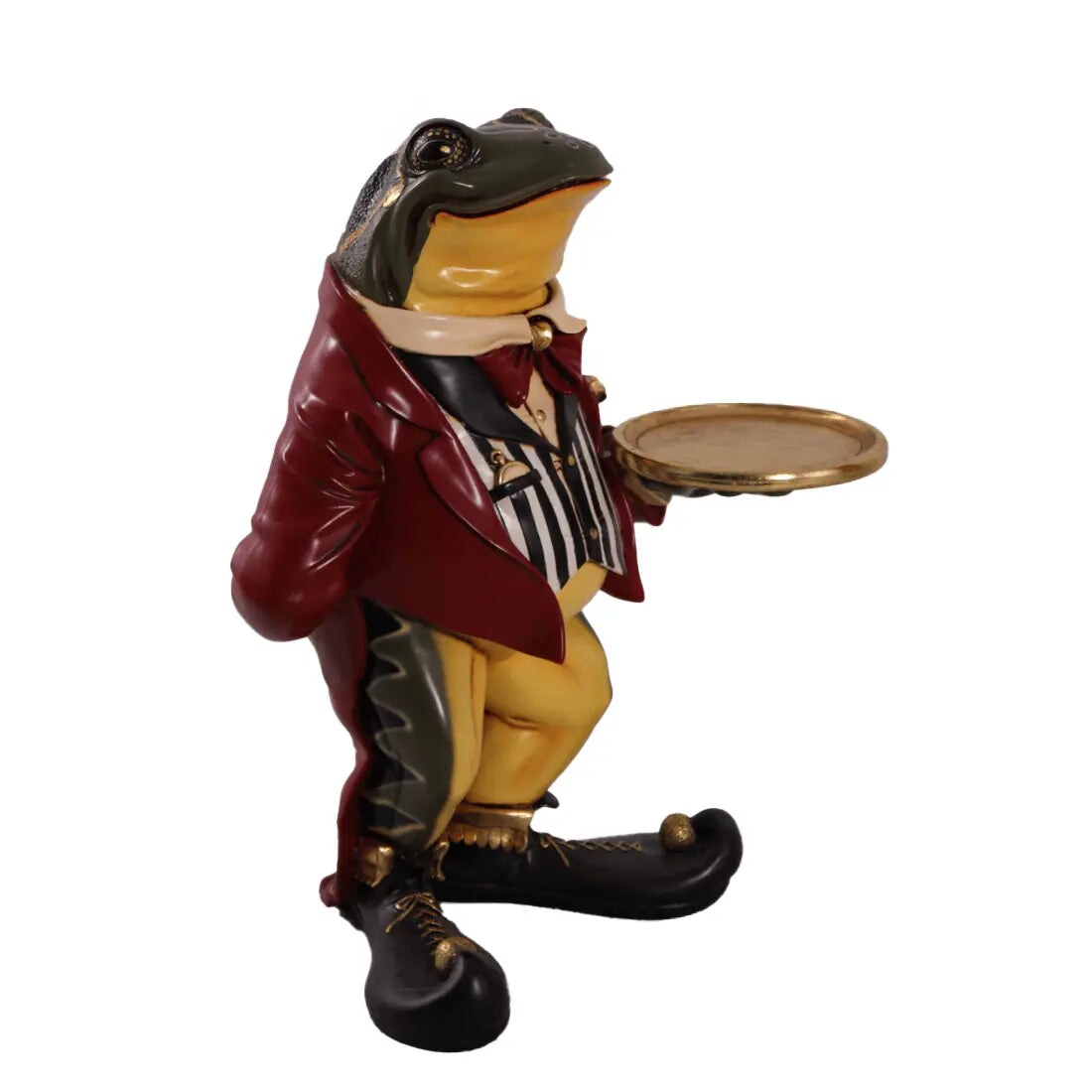 Large Frog Butler Statue