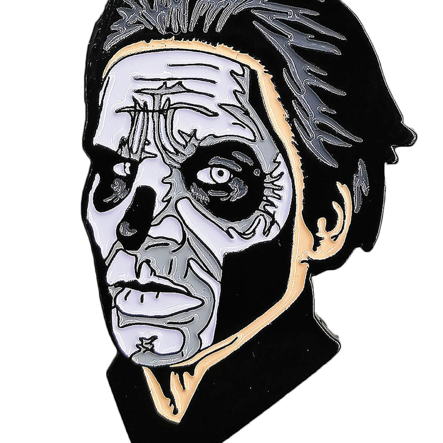 2" Ghost Papa Emeritus III Character Face Full Color Enamel Pin