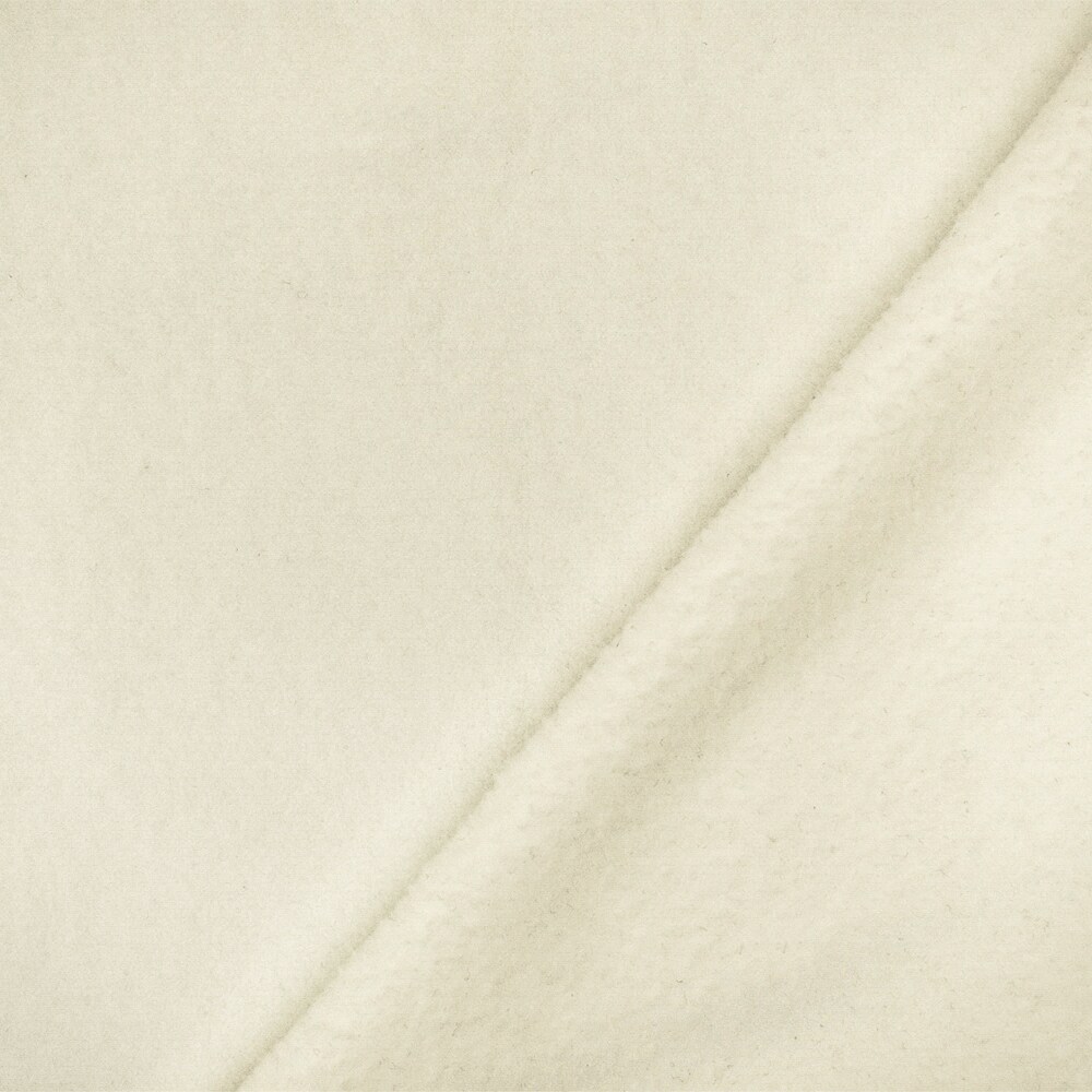 Off-White Polyester Heavy Weight Polartec Wind Pro Knit Fabric By the Yard