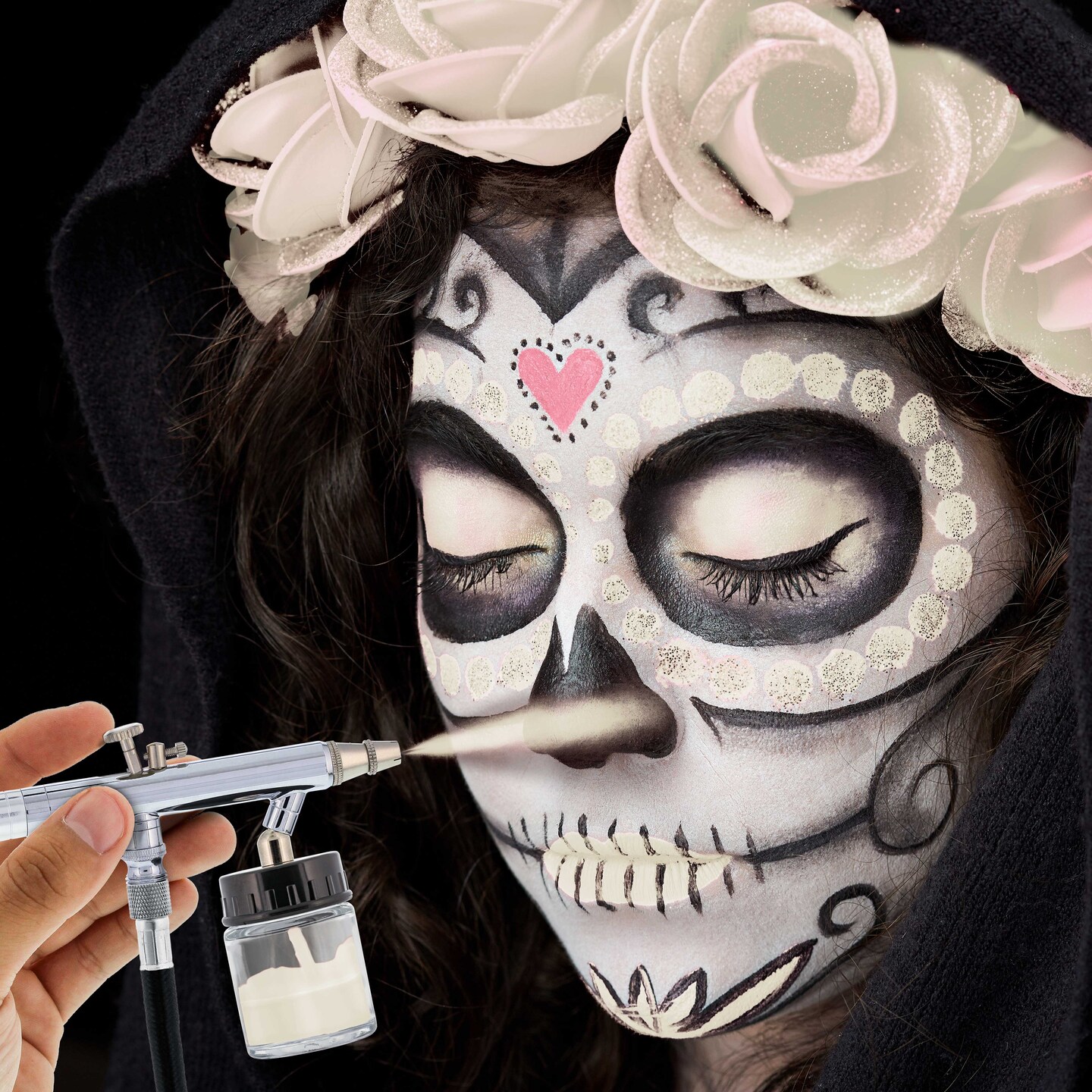 White Airbrush Face &#x26; Body Water Based Paint for Kids, 1 oz.