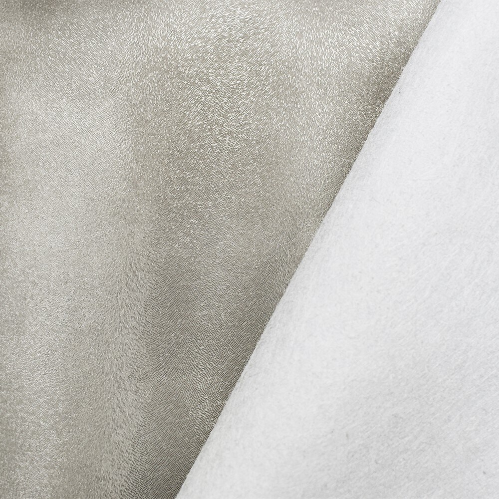 Silver Gray Majilite Faux Leather Upholstery Fabric By the Yard
