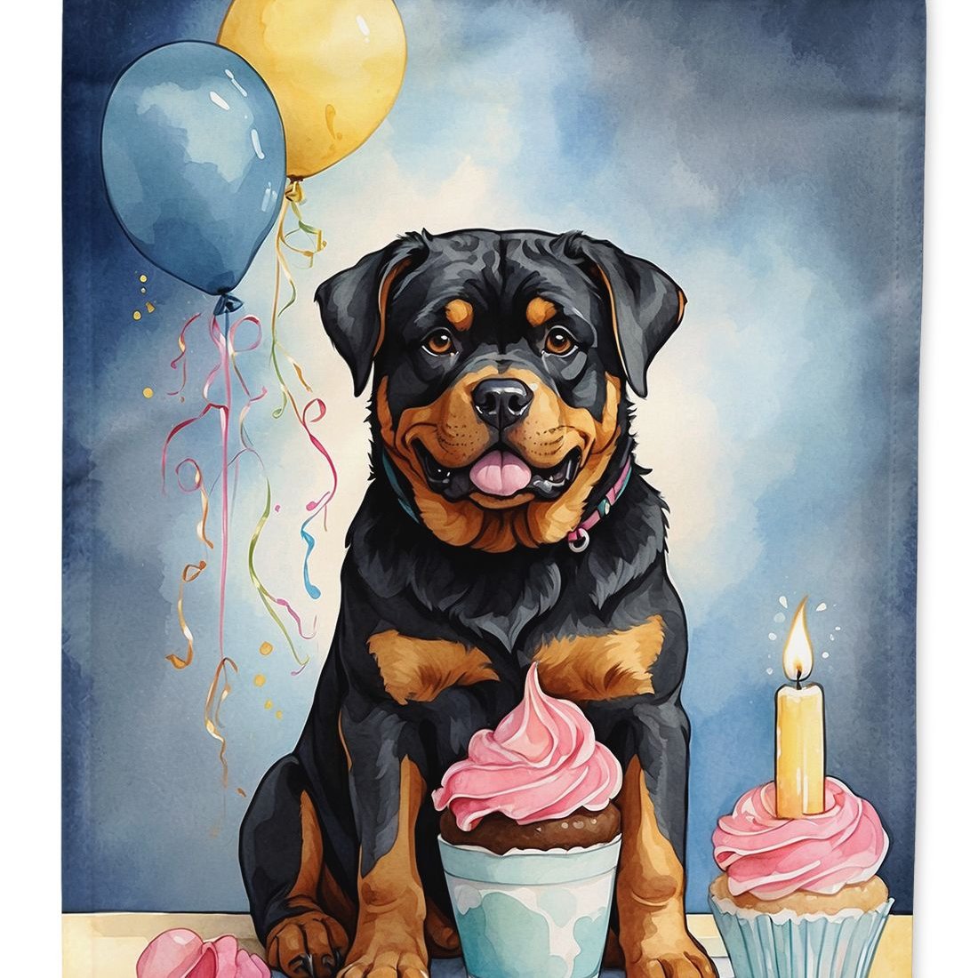 Edge Collections - Multicolor - Winter Holiday Snowfall Scene Yard and Porch Flag - 1 Piece