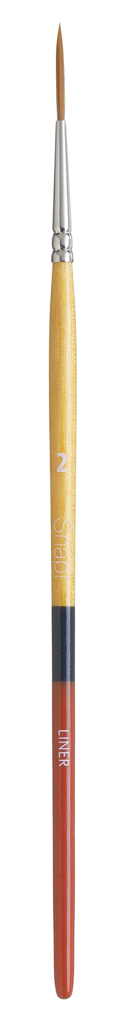 Princeton Snap! Golden Taklon Short Handle Brush-Liner Size 2