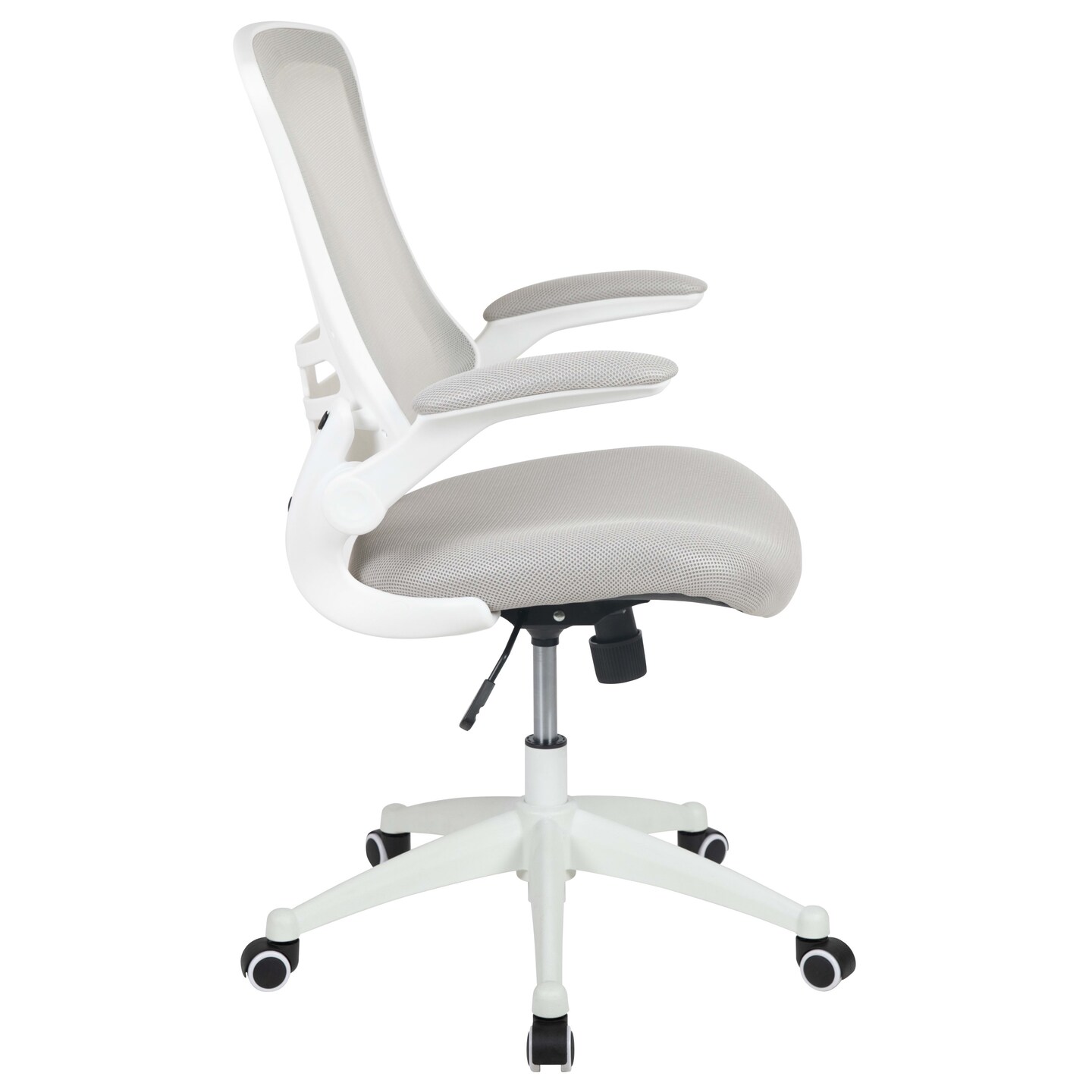 Emma and Oliver Mid-Back Mesh Swivel Ergonomic Task Office Chair with Flip-Up Arms