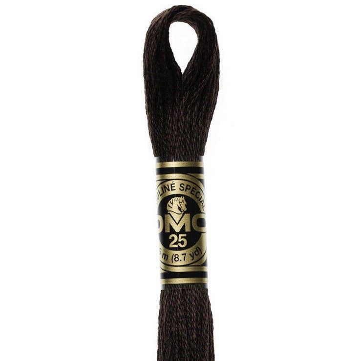 DMC Embroidery Floss, 6-Strand - Black Brown #3371
