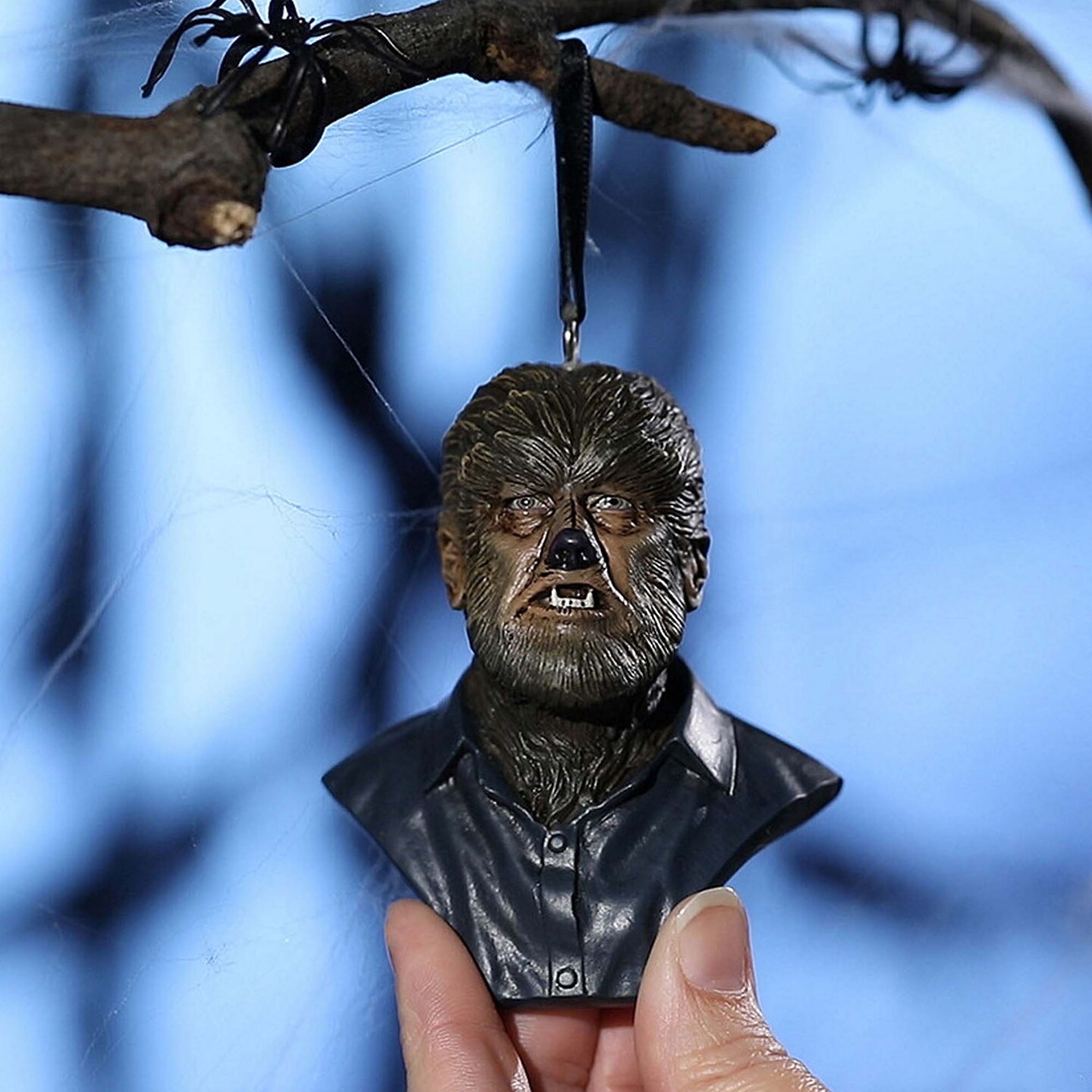 Wolf Man Mini Bust Resin Collectible Ornament Horror Decor