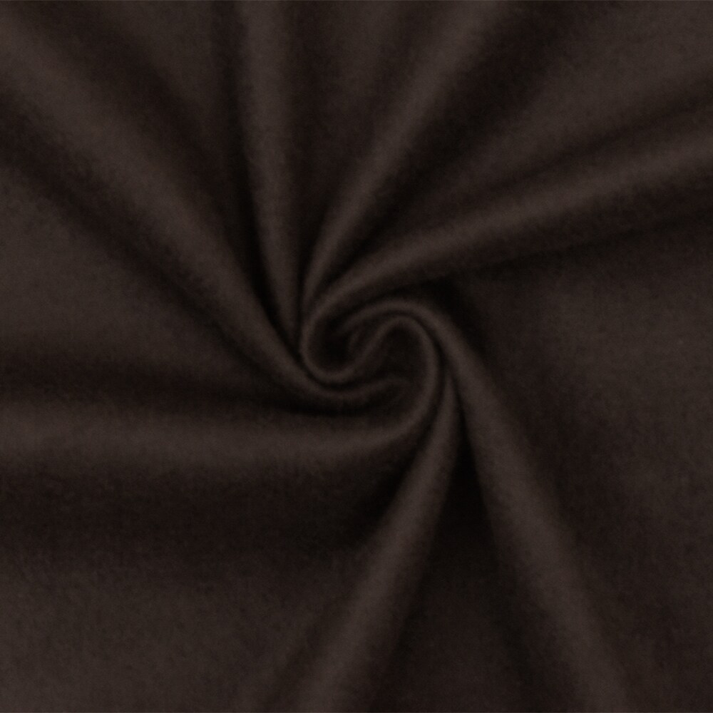 Bronze Gold-Brown Foil Printed Brushed Back Woven Jacketing Fabric By the Yard