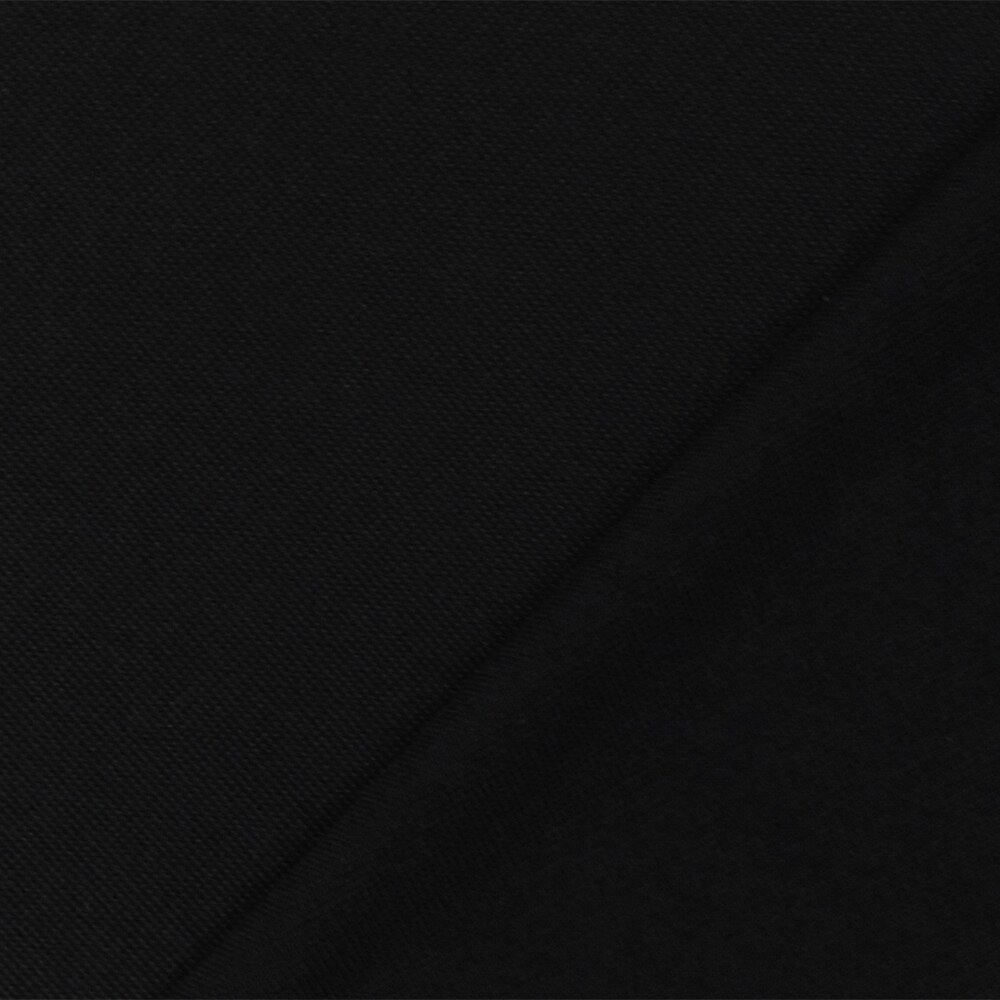 Black Solid Stretch Poly Mini Pique Knit Fabric By the Yard