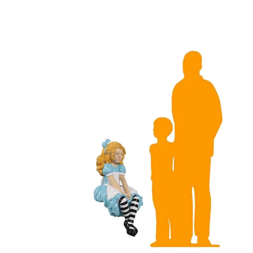 Alice Sitting Statue